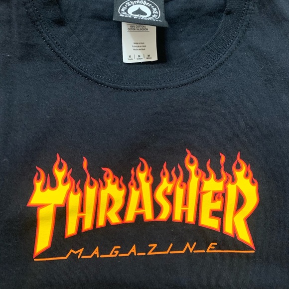 kids thrasher tee